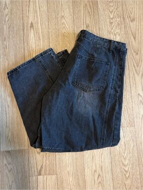 Amazon Women's Barrel Jeans - Washed Brown